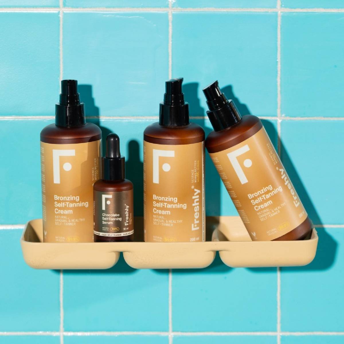 2er-Pack Selbstbräunungscreme Bronzing Radiance Freshly 200 ml