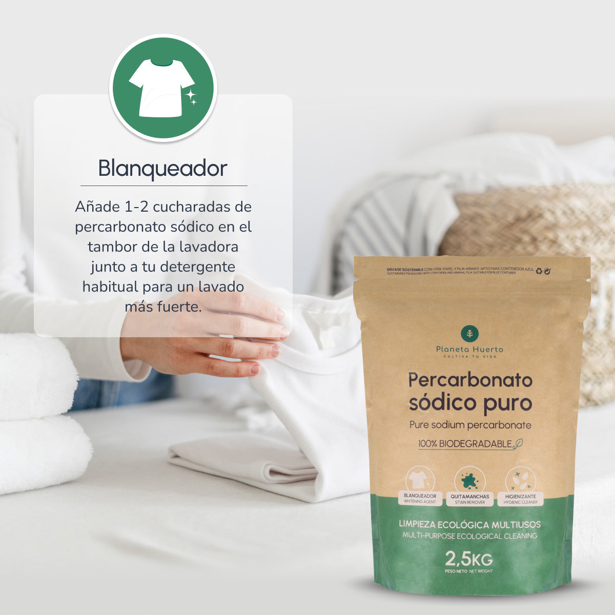 Sodio percarbonato Planeta Huerto 2,5 kg