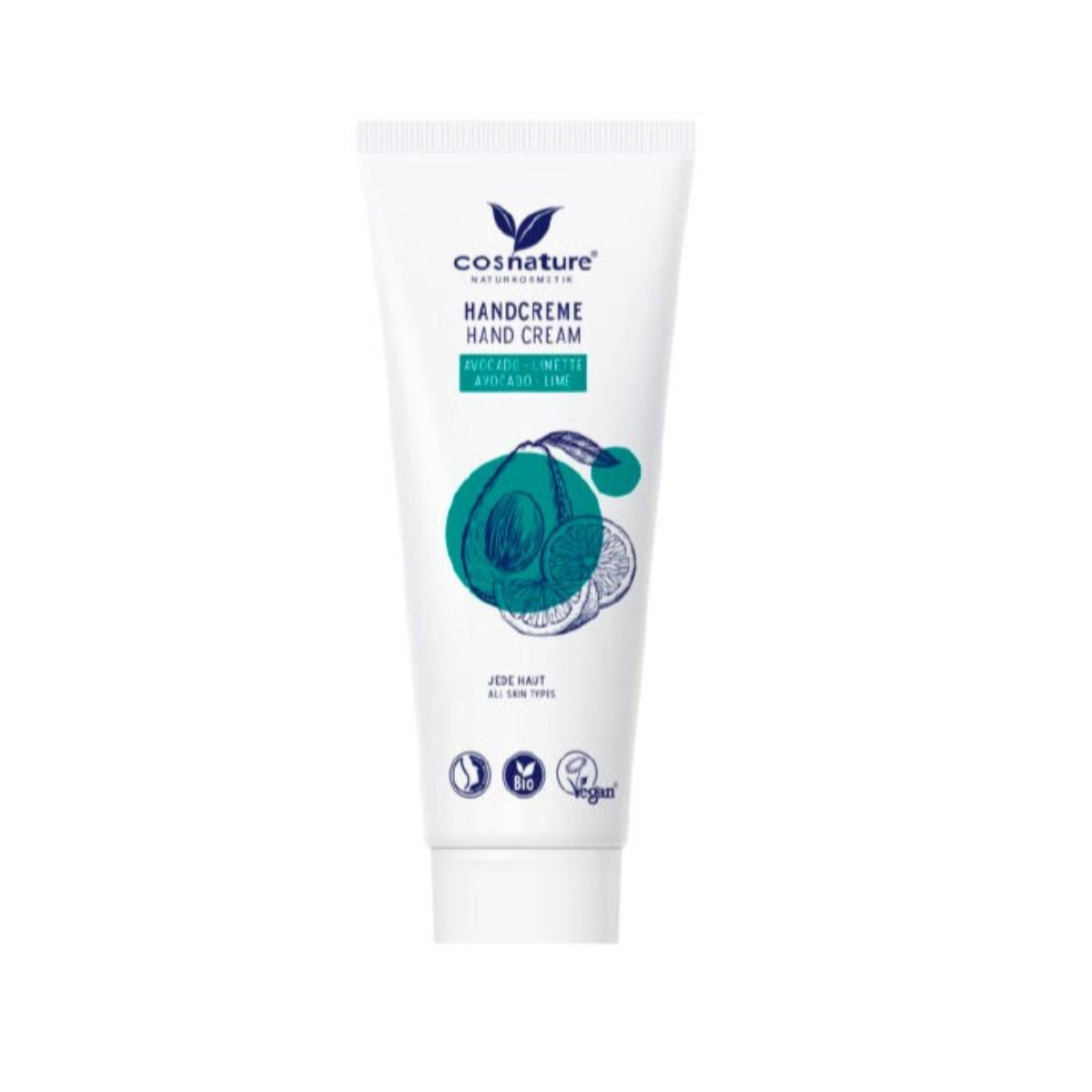 Handcrème avocado & limoen BIO Cosnature 75 ml
