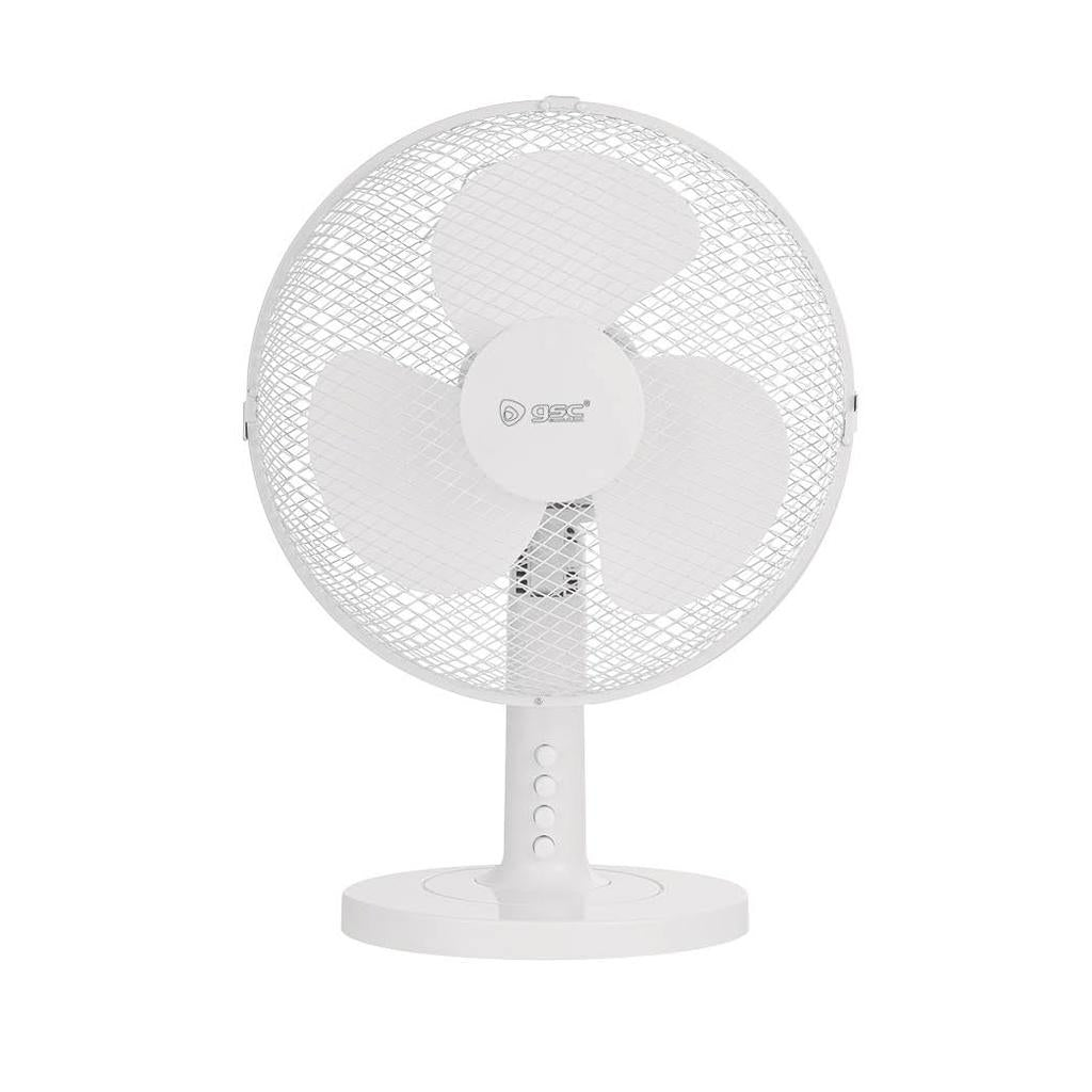 Ventilateur de table 31 cm 35 W blanc