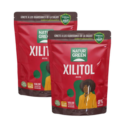 Pack 2 uds Xilitol Azúcar de Abedul Naturgreen 2 uds de 500 g