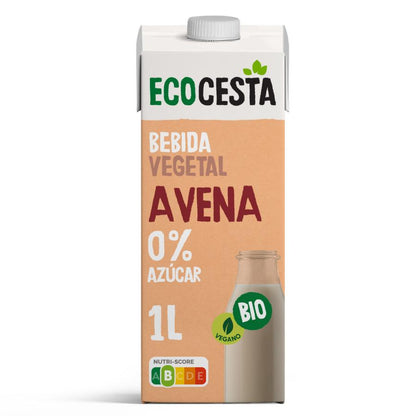 6er-Pack Bio-Haferdrink 0 % Zucker Ecocesta 1L