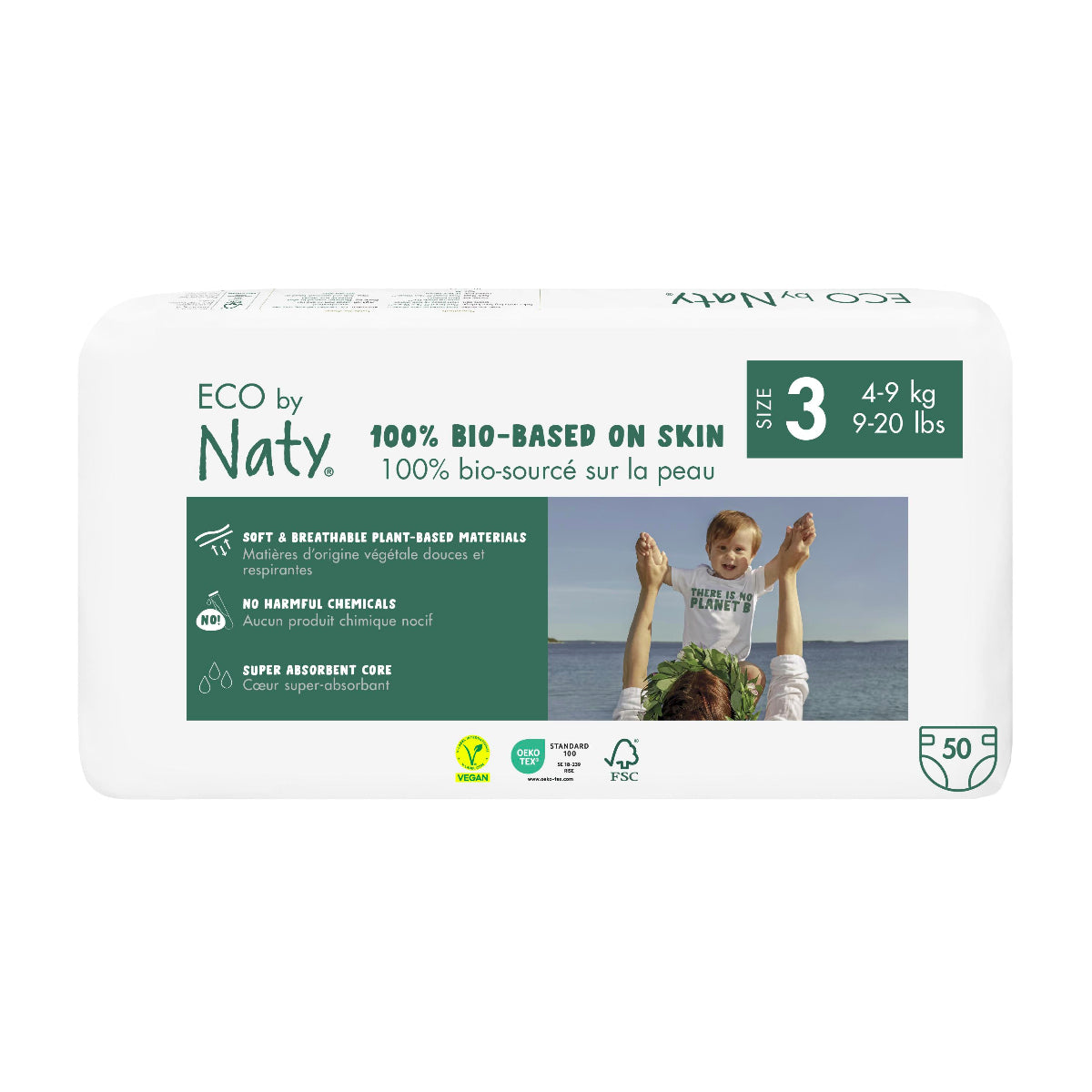 Naty No. 3 Nappies 4-9 kg 50 pcs
