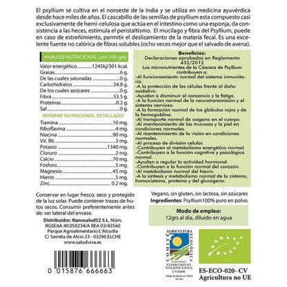 Psyllium w proszku 200 g, Salud Viva