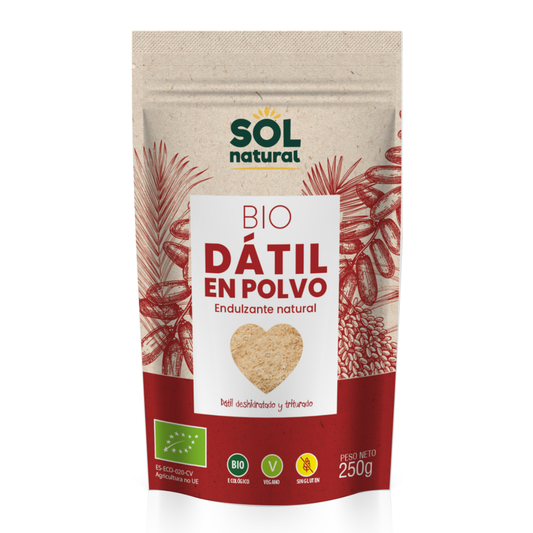 Biologische dadelpoeder Sol Natural 250 g