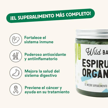Spirulina organiczna Naturalny suplement dla zwierząt Wild Balance 100 g