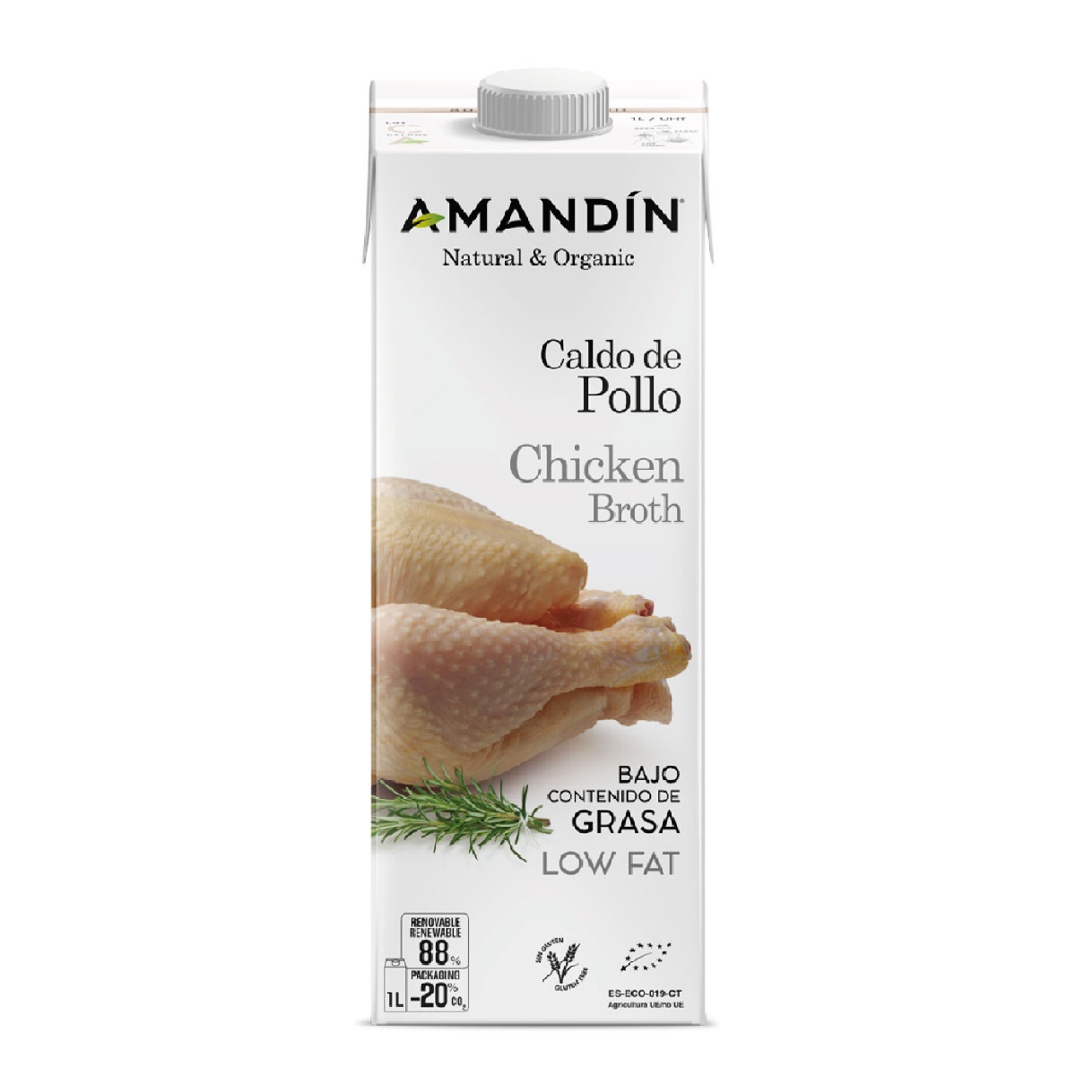 Amandin Chicken Stock 1L