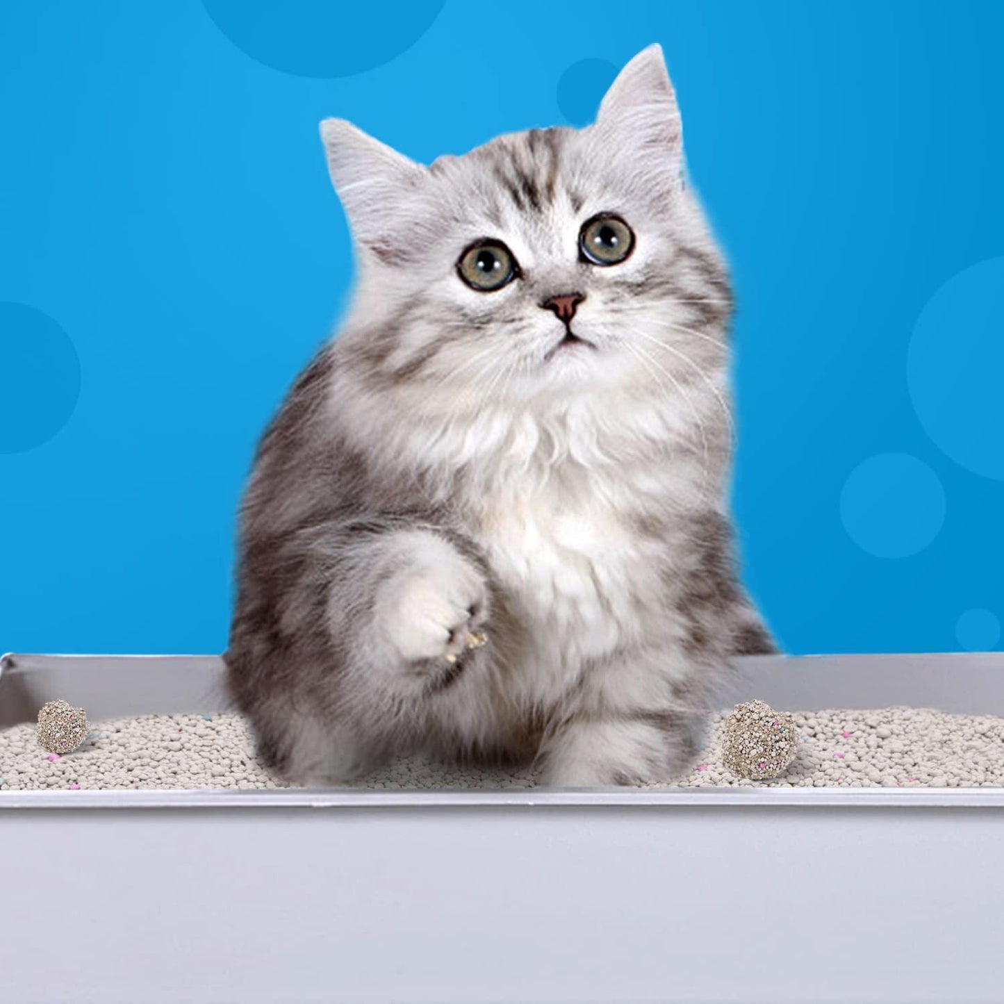 Arena aglomerante de bentonita para gatos aroma limón Nobleza 3.8 L