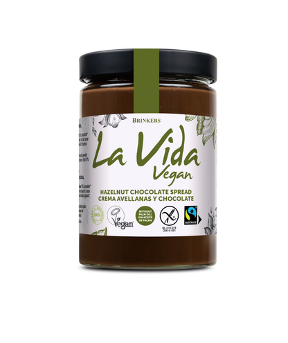 Vegan Gluten-Free Chocolate and Hazelnut Spread La Vida Vegan 270 g