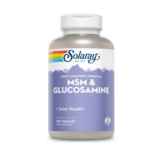 Big MSM & Glucosamine, Solaray, 180 veganska kapslar