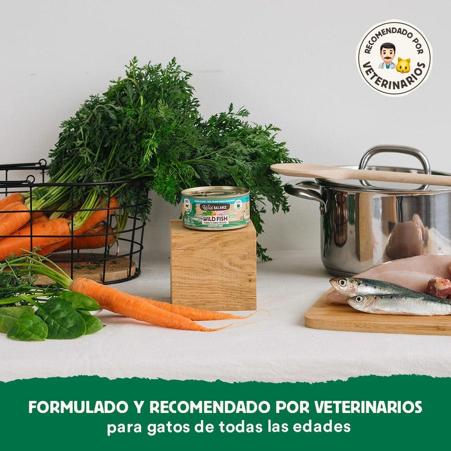 Wild Balance BARF Fish and Turkey Cat Food Tin 120 g