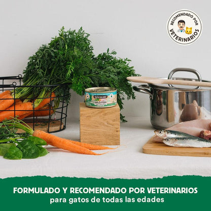 Wild Balance BARF Fish and Turkey Cat Food Tin 120 g