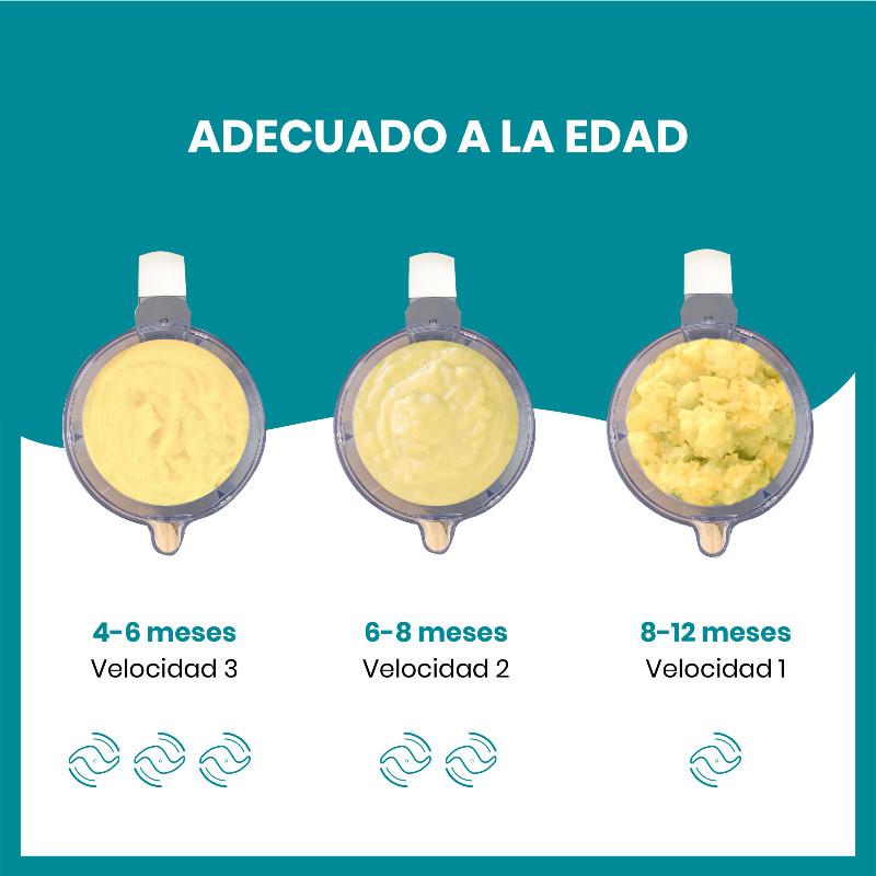 Multifunctionele robot Nutribaby (+) Wit Babymoov Industrieel grijs