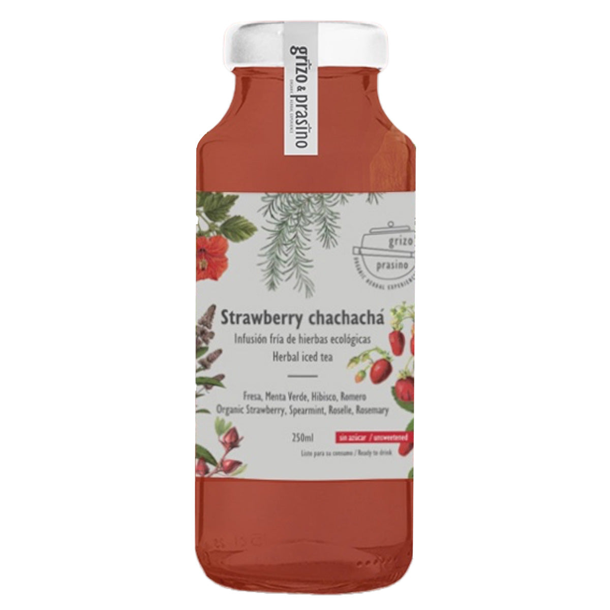 Kant-en-klare kruidenthee Strawberry chachachá grizo & Prasino 250 ml