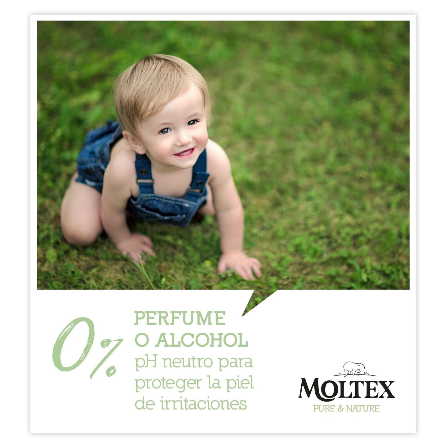 Salviettine Moltex Pure & Nature 60 pezzi