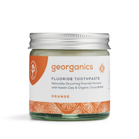 Dentifricio al fluoro all'arancia 60 ml Georganics