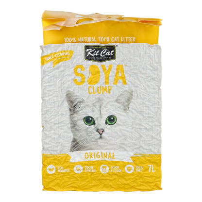 Kit Cat Arena Eco SoyaClump - Original 7 L Litière pour chat