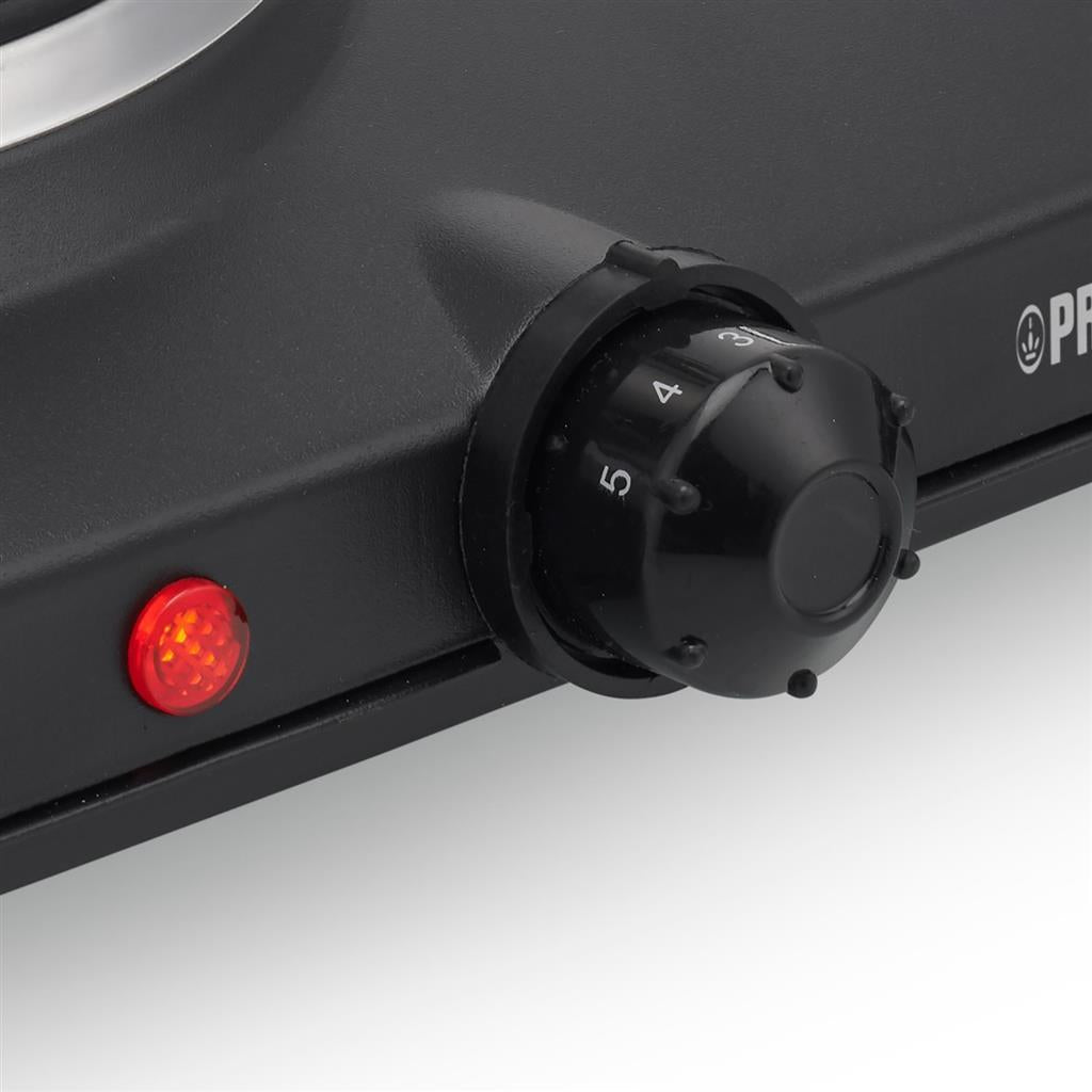 Dubbel keramisk elektrisk spis Princess 800+1200 W